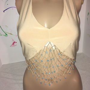 Women’s crop top blouse